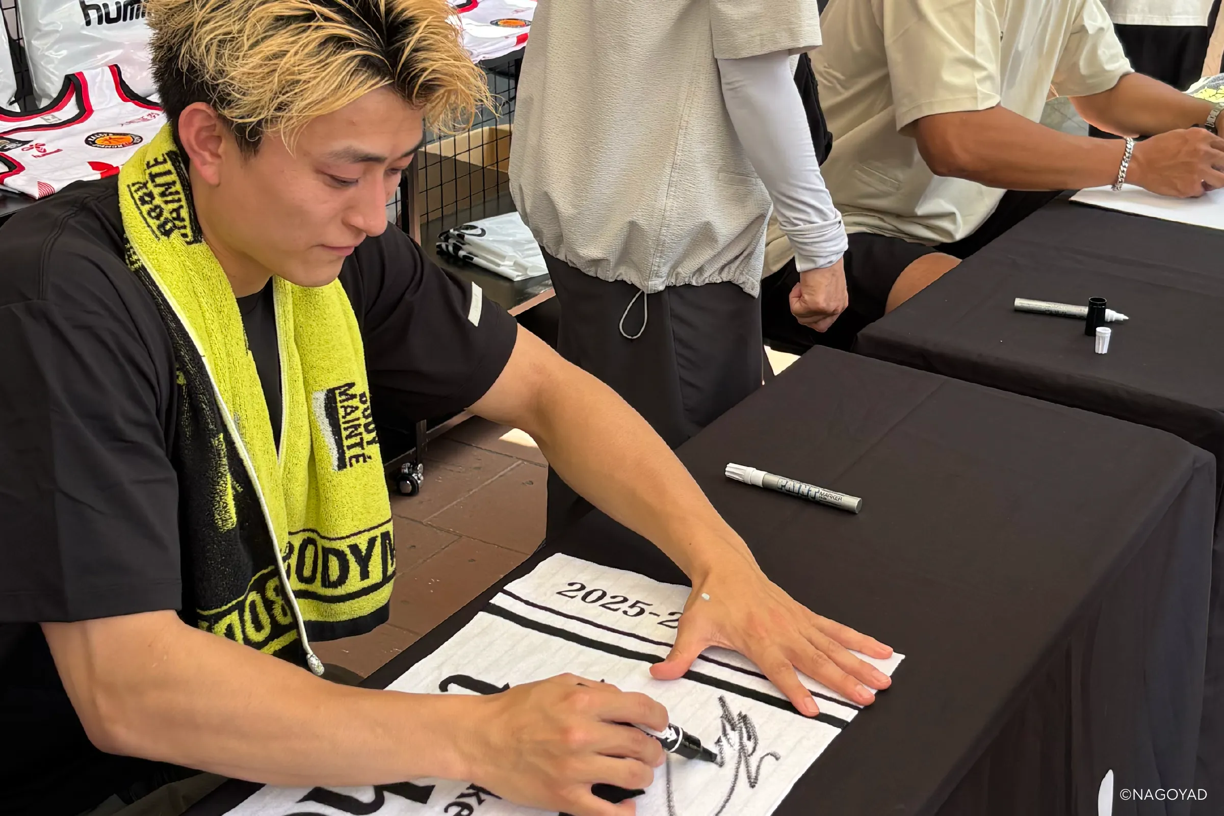 名古屋ダイヤモンドドルフィンズ張本選手・加藤選手・小澤選手