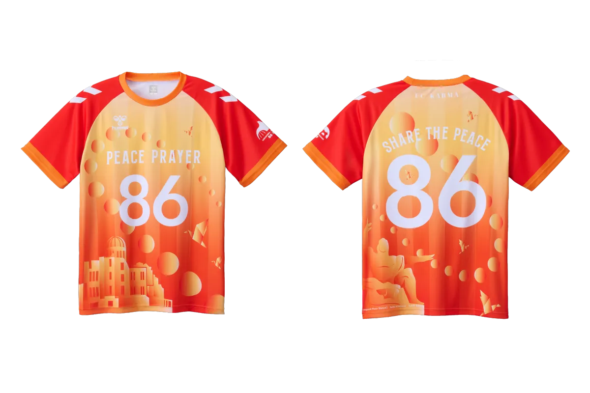 売上の一部を平和学習に活用するピースシャツ発売開始！｜hummel