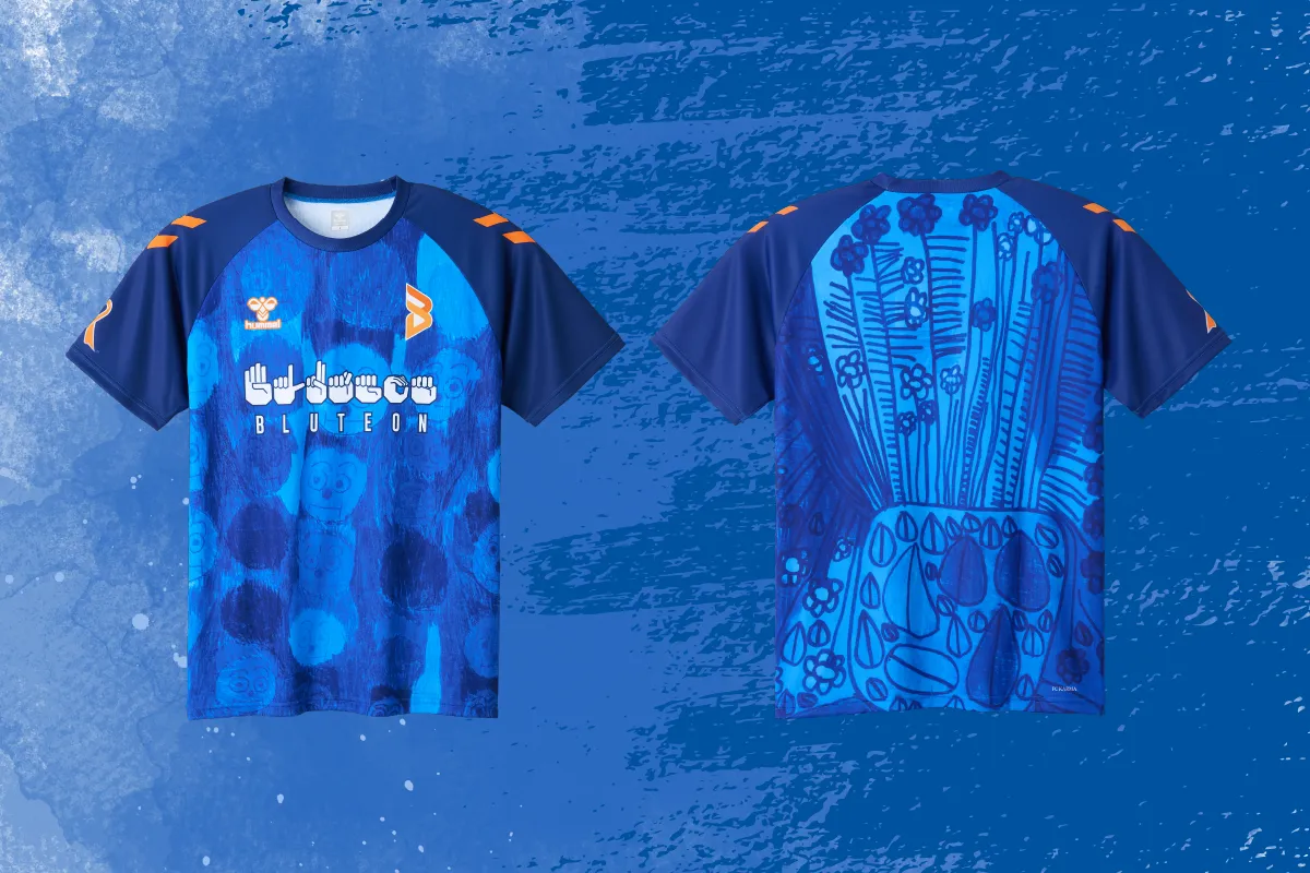 元Panthers Jr. 現　ブルテオン バレーボールTシャツ　 非売品激レア 大阪ブルテオンがパラアートシャツを発売、「知的障がい者支援と誰もが