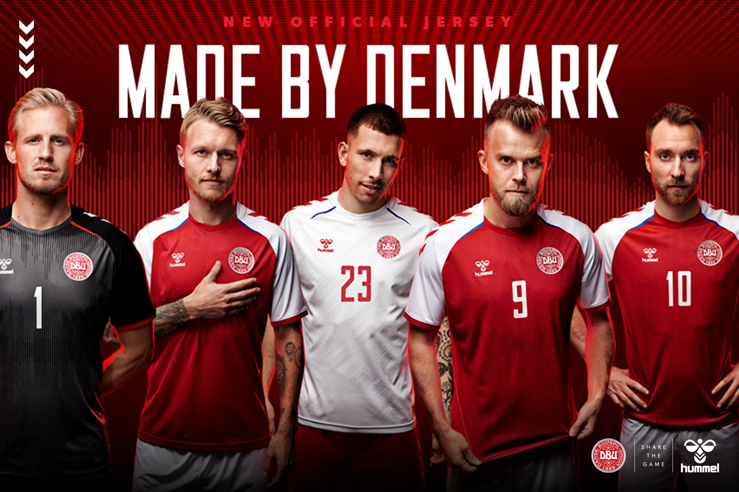 Euroを戦うデンマーク代表の新ユニフォーム発表 Hummel Official Web Site